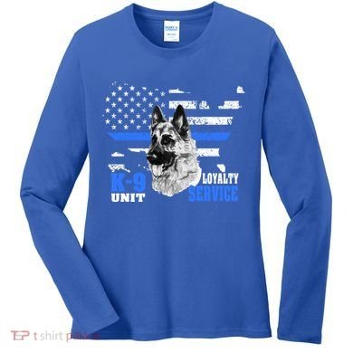 Ger Shepherd Gift K9 Unit Dog Breeder Kgift9 Women's Long Sleeve Shirt