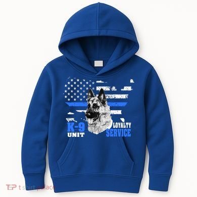 Ger Shepherd Gift K9 Unit Dog Breeder Kgift9 Kids Hoodie