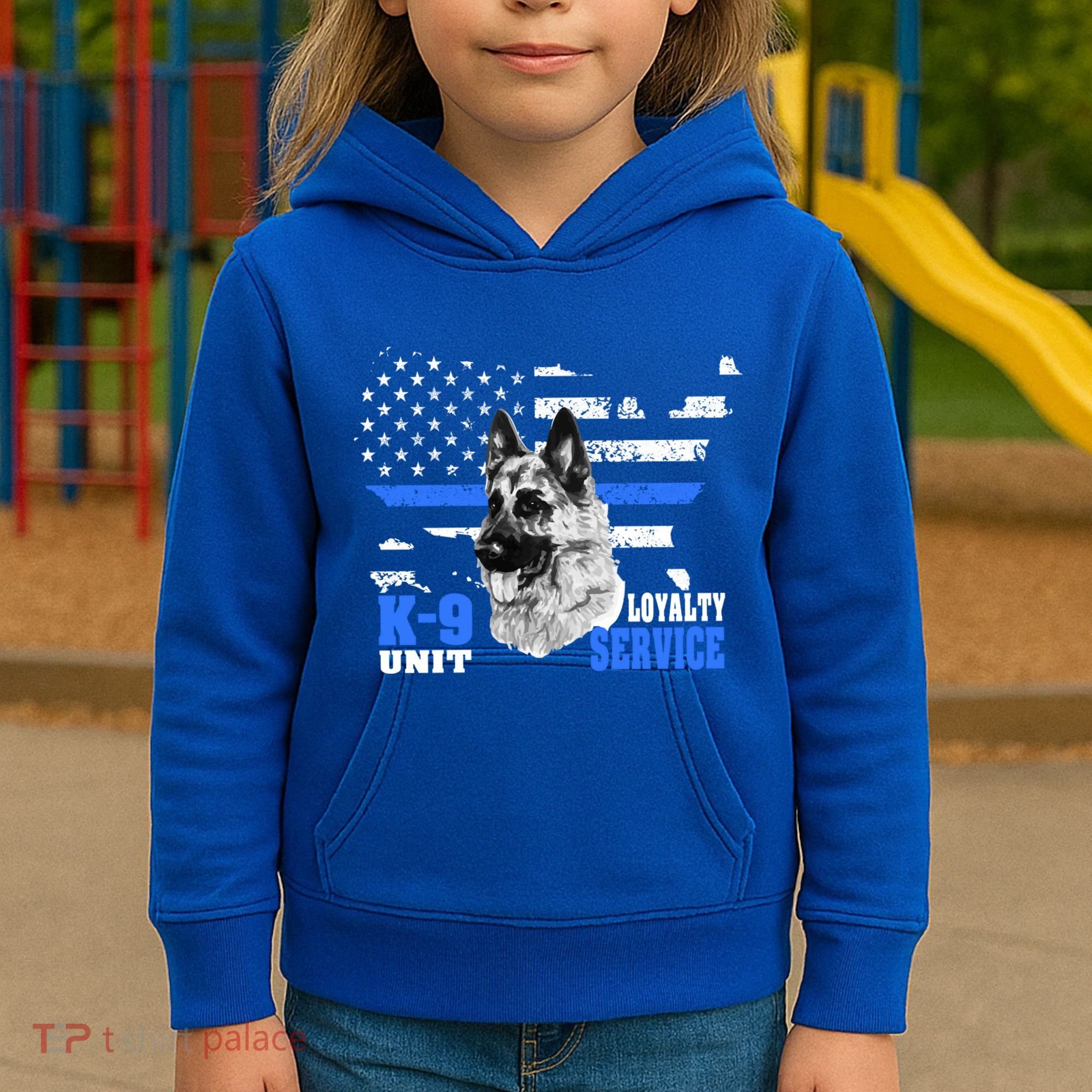Ger Shepherd Gift K9 Unit Dog Breeder Kgift9 Kids Hoodie