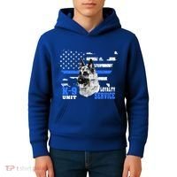 Ger Shepherd Gift K9 Unit Dog Breeder Kgift9 Kids Hoodie thumb 4