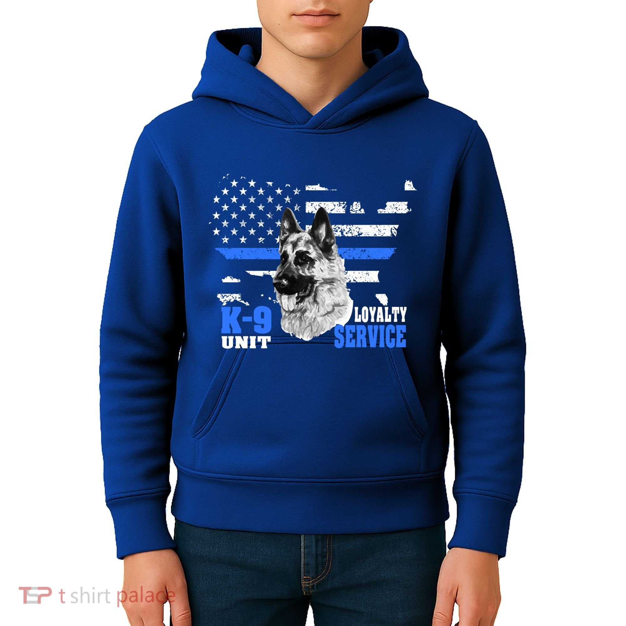 Ger Shepherd Gift K9 Unit Dog Breeder Kgift9 Kids Hoodie