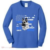 Ger Shepherd Gift K9 Unit Dog Breeder Kgift9 Kids Long Sleeve Shirt thumb 0