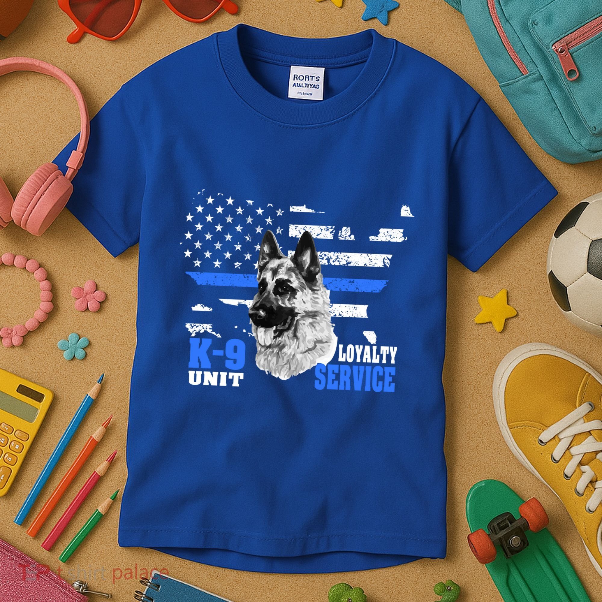 Ger Shepherd Gift K9 Unit Dog Breeder Kgift9 Kids T-Shirt