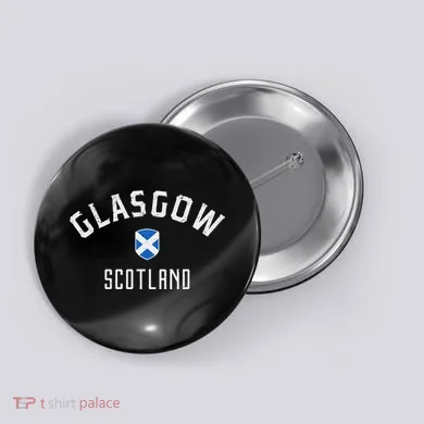 Glasgow Scotland Button
