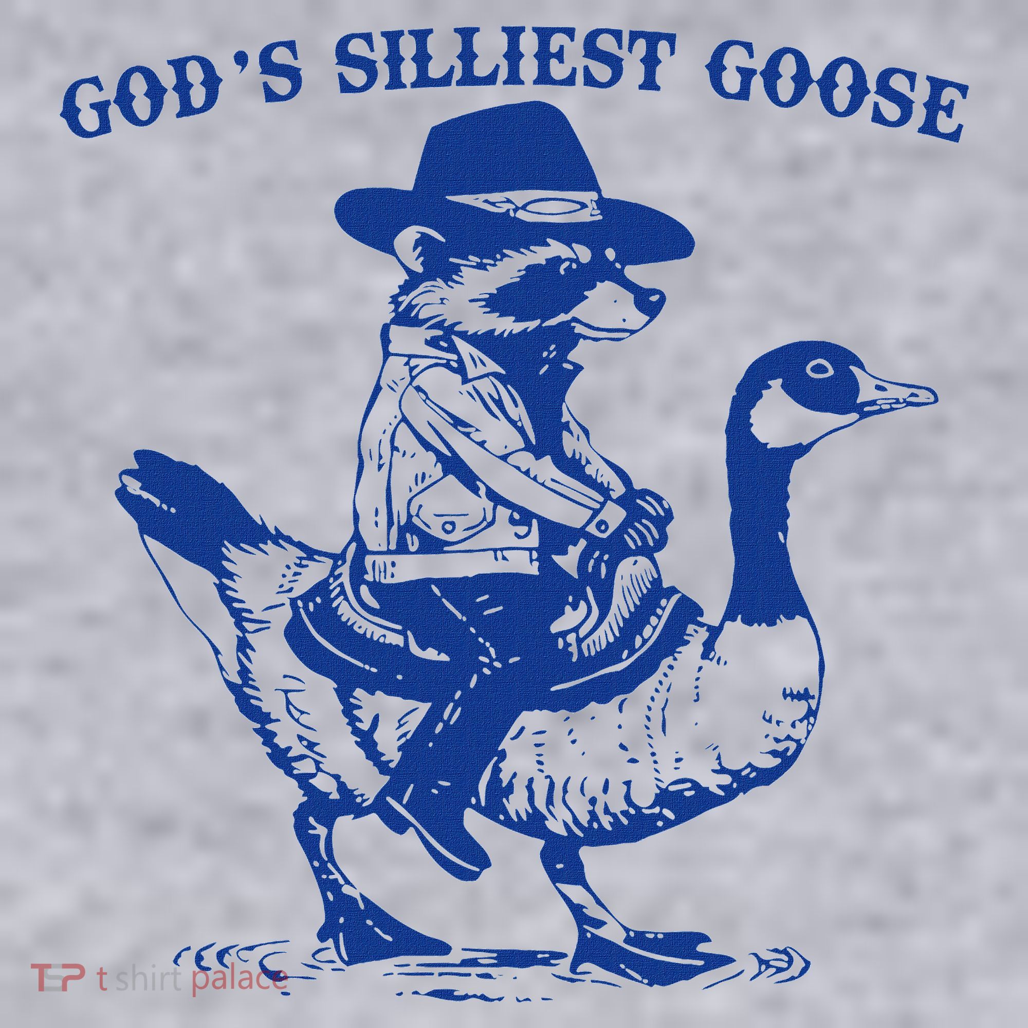 GodS Silliest Goose Funny Racoon & Goose Lovers Women's Sweatshirt