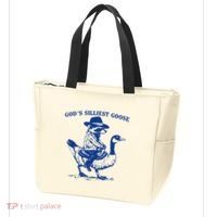 GodS Silliest Goose Funny Racoon & Goose Lovers Tote Bag thumb 3