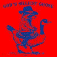 GodS Silliest Goose Funny Racoon & Goose Lovers Santa Hat thumb 1