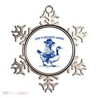 GodS Silliest Goose Funny Racoon & Goose Lovers Ornament thumb 0
