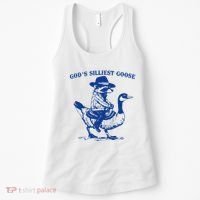 GodS Silliest Goose Funny Racoon & Goose Lovers Women's Tank Top thumb 0
