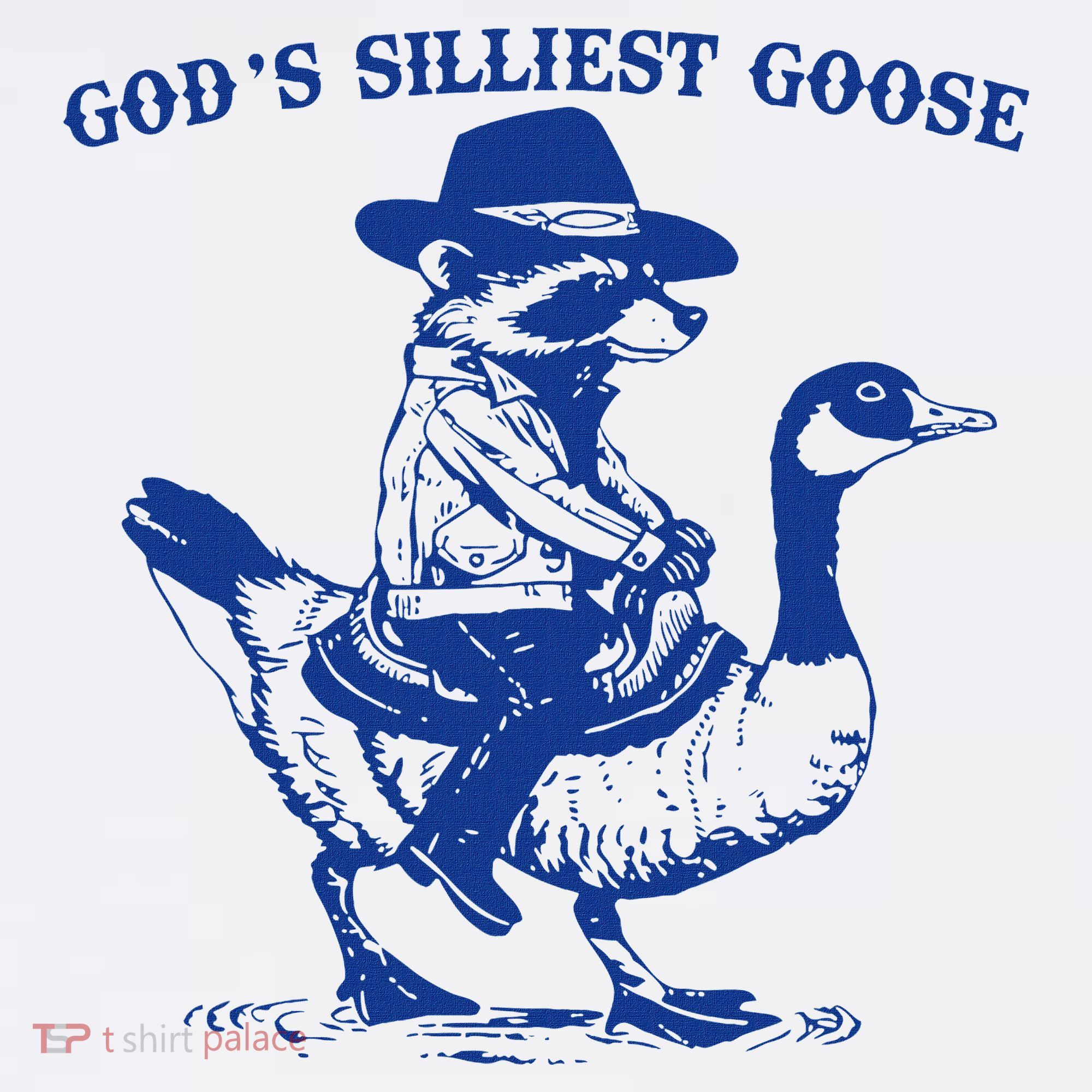 GodS Silliest Goose Funny Racoon & Goose Lovers Baby Bodysuit