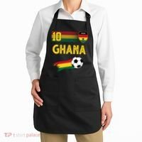 Ghana Soccer Ghanain Football Retro 10 Apron thumb 2