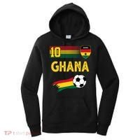 Ghana Soccer Ghanain Football Retro 10 Women's Hoodie thumb 0