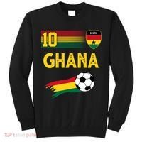 Ghana Soccer Ghanain Football Retro 10 Tall Sweatshirt thumb 0