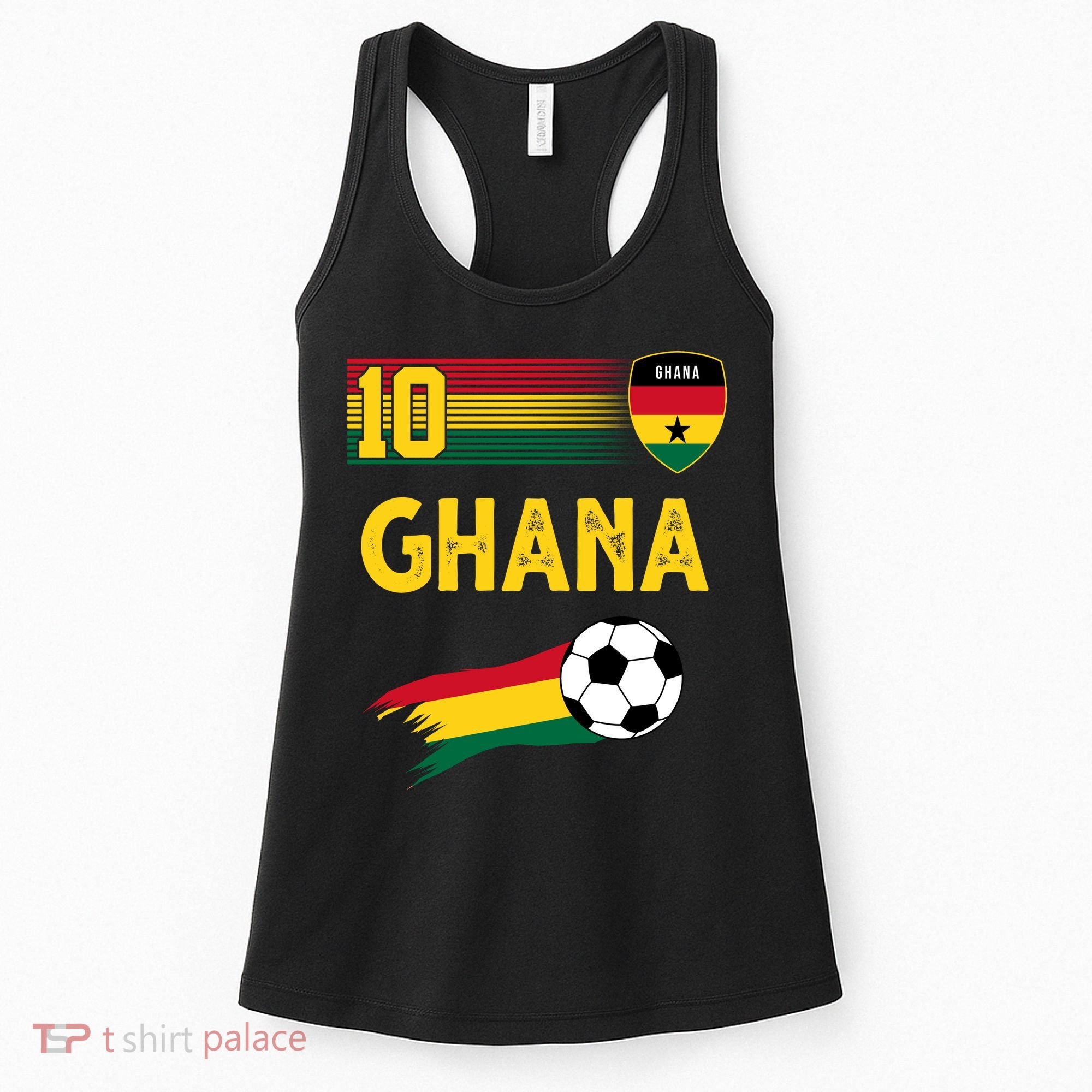 Ghana Soccer Ghanain Football Retro 10 Women's Tank Top