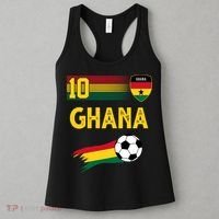 Ghana Soccer Ghanain Football Retro 10 Women's Tank Top thumb 3