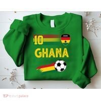 Ghana Soccer Ghanain Football Retro 10 Sweatshirt thumb 2
