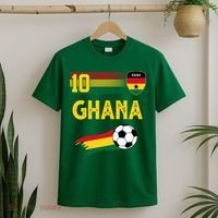 Ghana Soccer Ghanain Football Retro 10 T-Shirt thumb 2