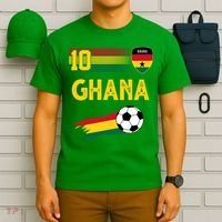 Ghana Soccer Ghanain Football Retro 10 T-Shirt thumb 6