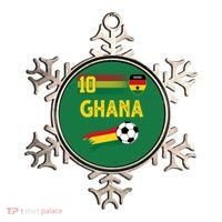Ghana Soccer Ghanain Football Retro 10 Ornament thumb 0