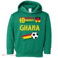 Ghana Soccer Ghanain Football Retro 10 Toddler Hoodie thumb 0