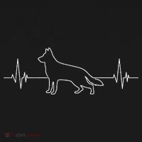 German Shepherd German Shepherd Heartbeat Doggie Tank thumb 4