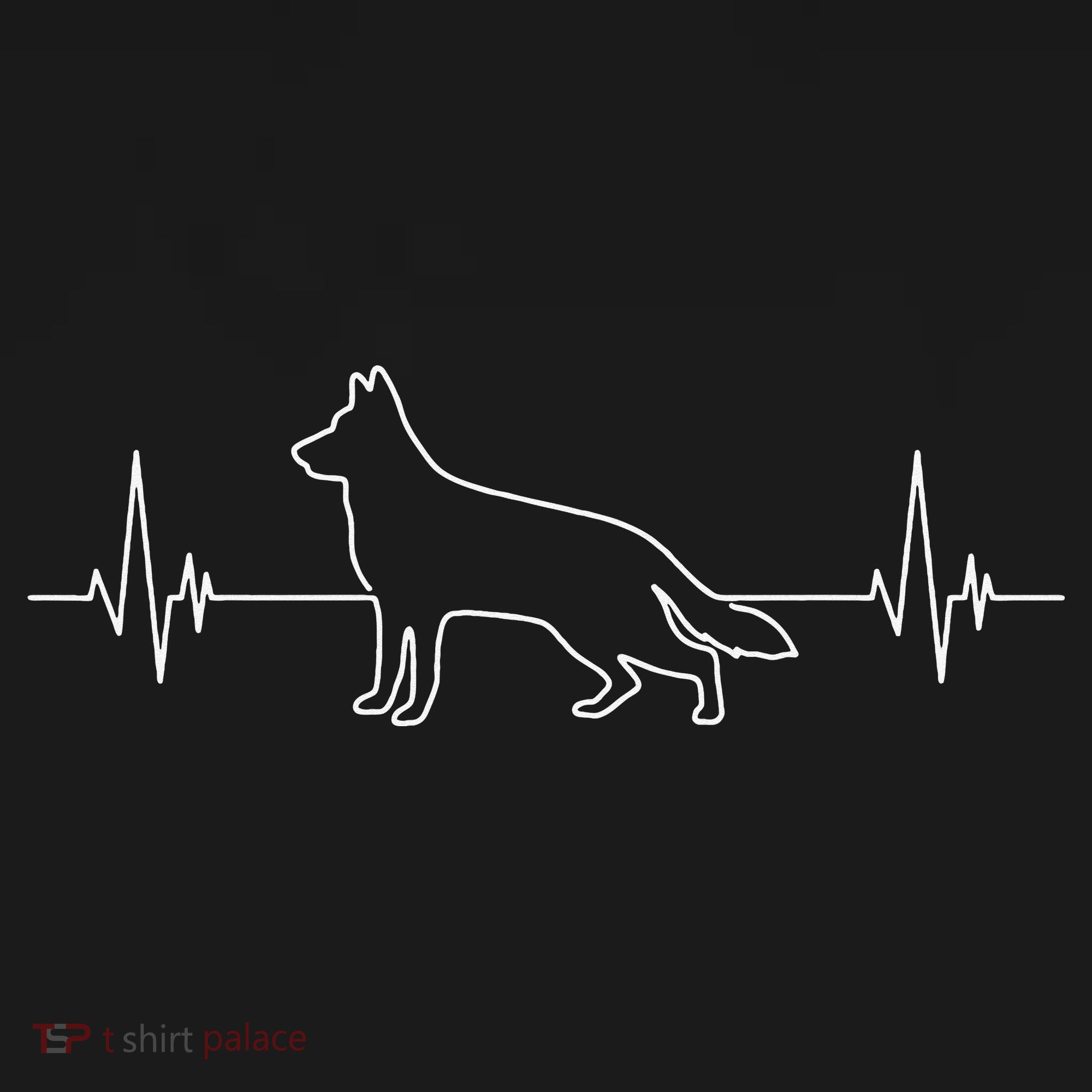 German Shepherd German Shepherd Heartbeat Doggie Tank