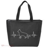 German Shepherd German Shepherd Heartbeat Tote Bag thumb 0