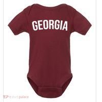 Georgia State Baby Bodysuit thumb 0