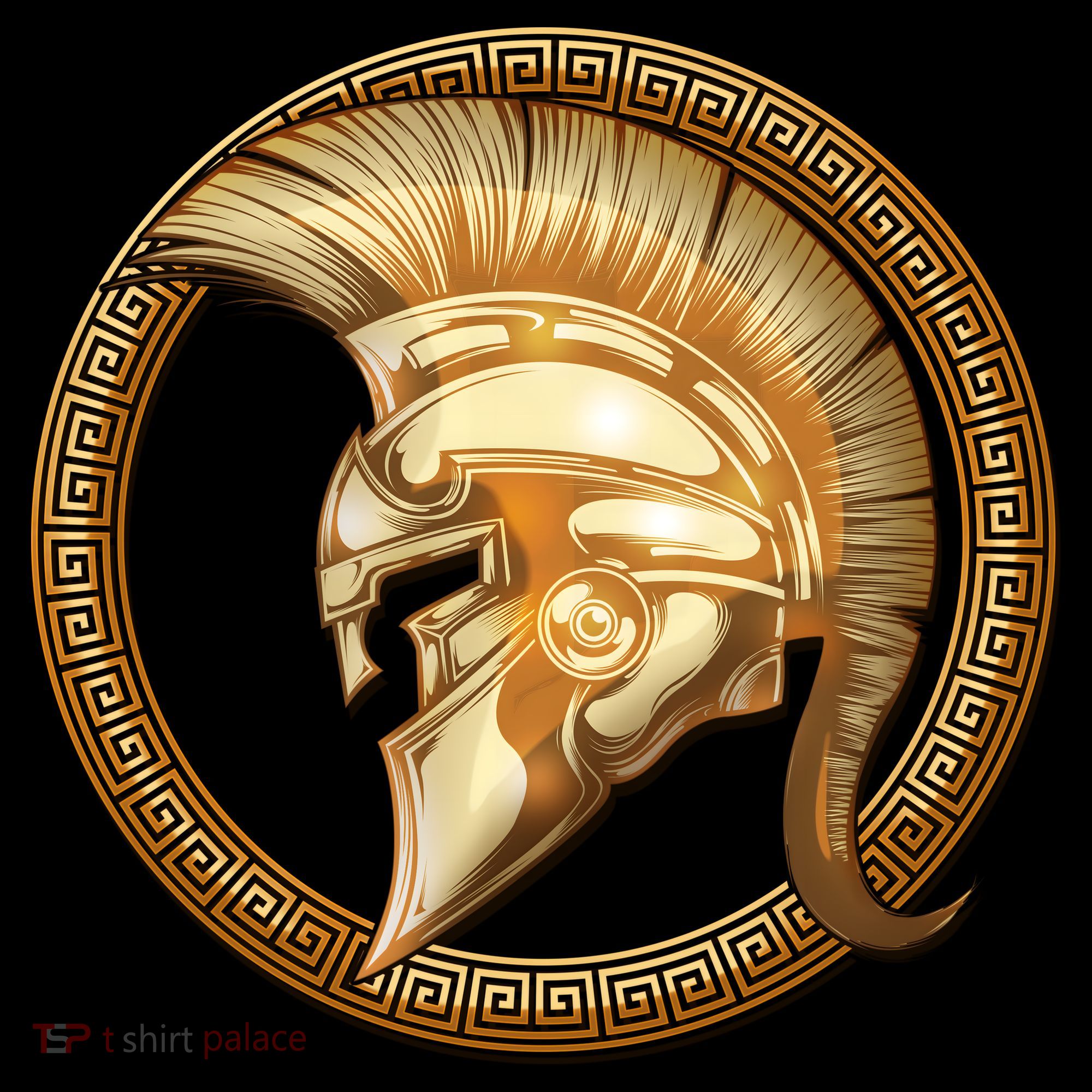 Golden Spartan Gladiator Warrior Helmet Hoodie