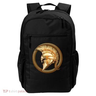 Golden Spartan Gladiator Warrior Helmet Backpack