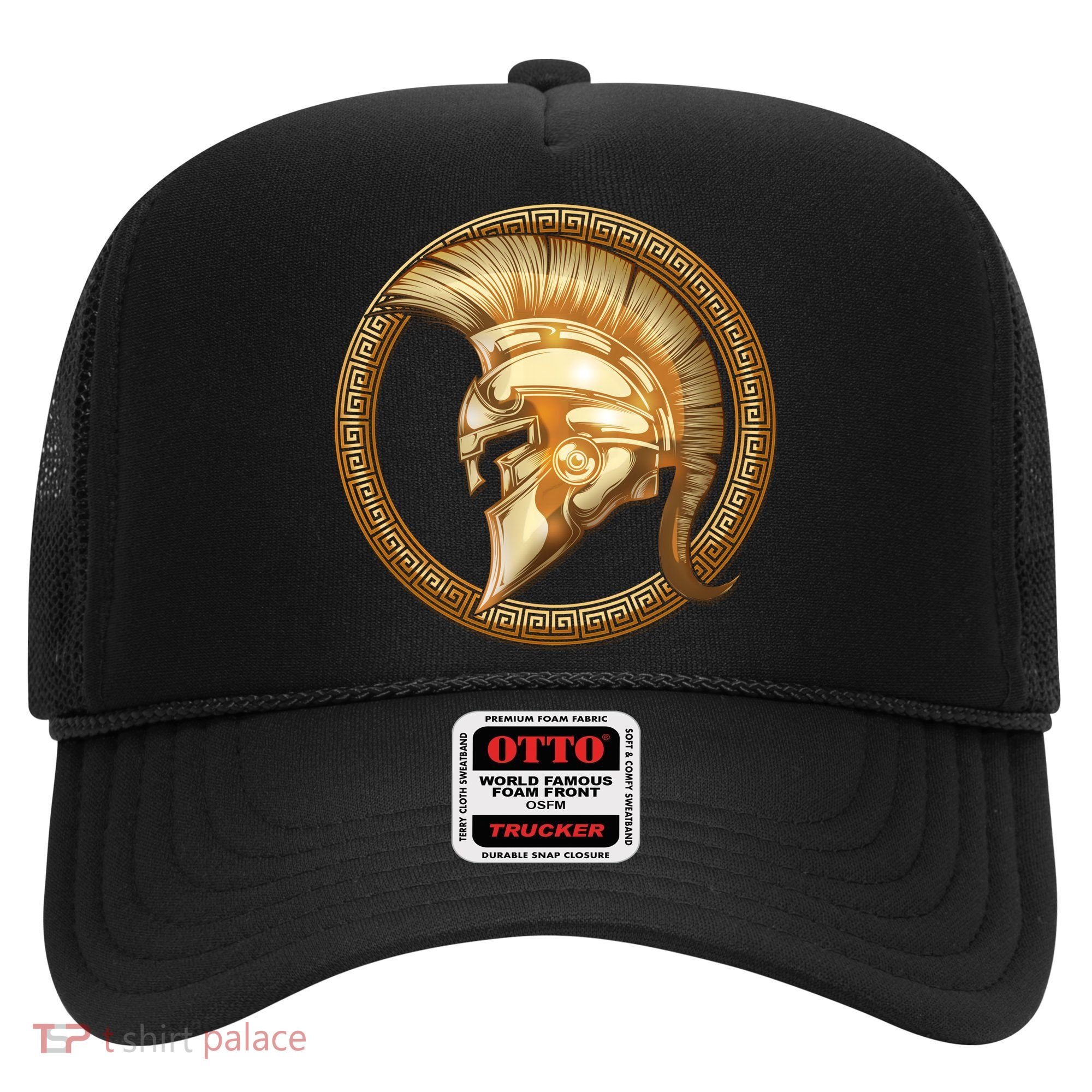 Golden Spartan Gladiator Warrior Helmet Hat