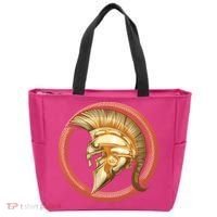 Golden Spartan Gladiator Warrior Helmet Tote Bag thumb 0