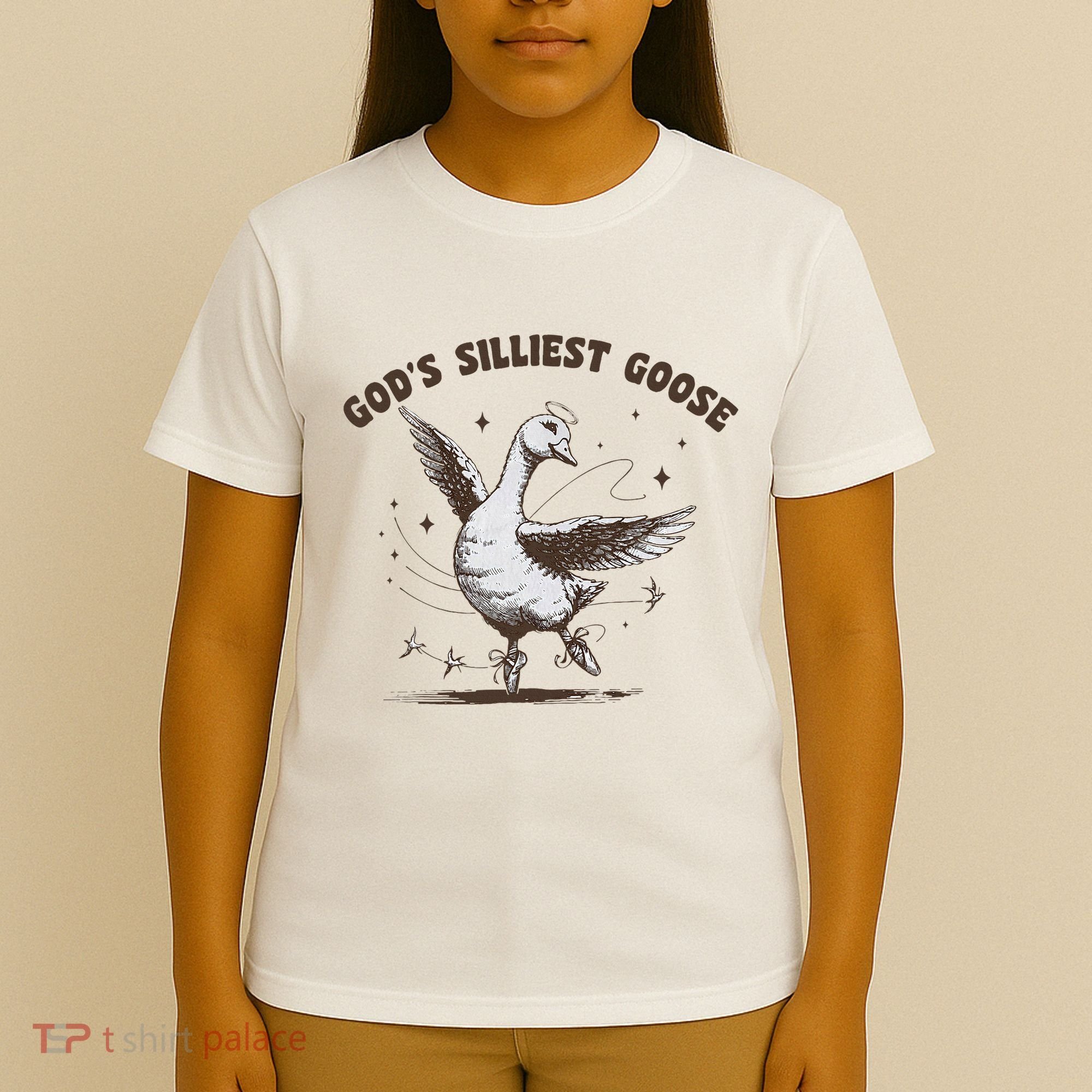 GodS Silliest Goose Funny Goose Sarcastic Vintage 90s T-Shirt