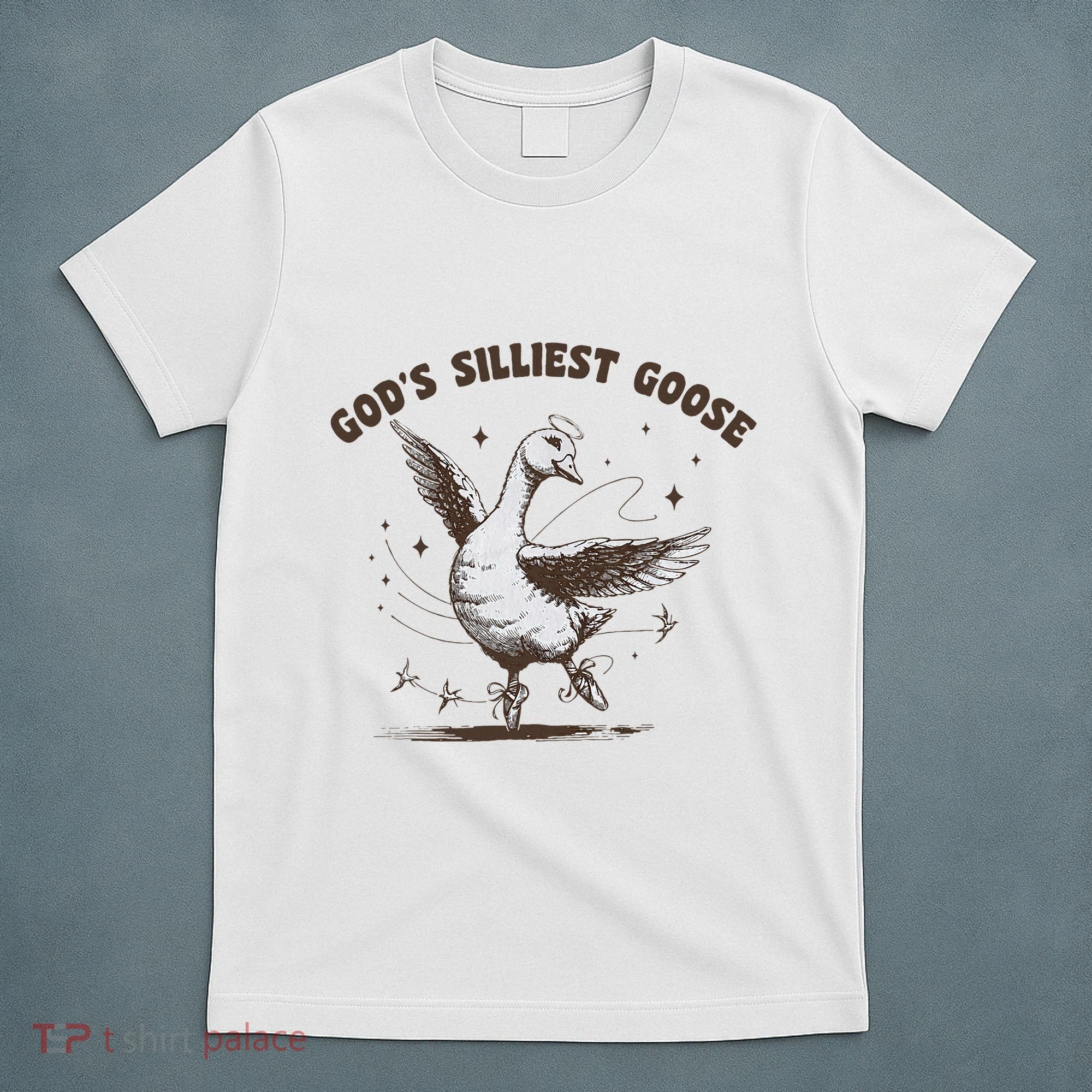 GodS Silliest Goose Funny Goose Sarcastic Vintage 90s T-Shirt