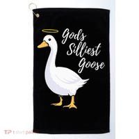Gods Silliest Goose Golf Towel thumb 0