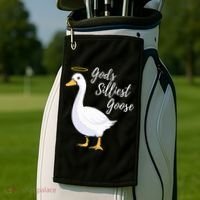 Gods Silliest Goose Golf Towel thumb 2