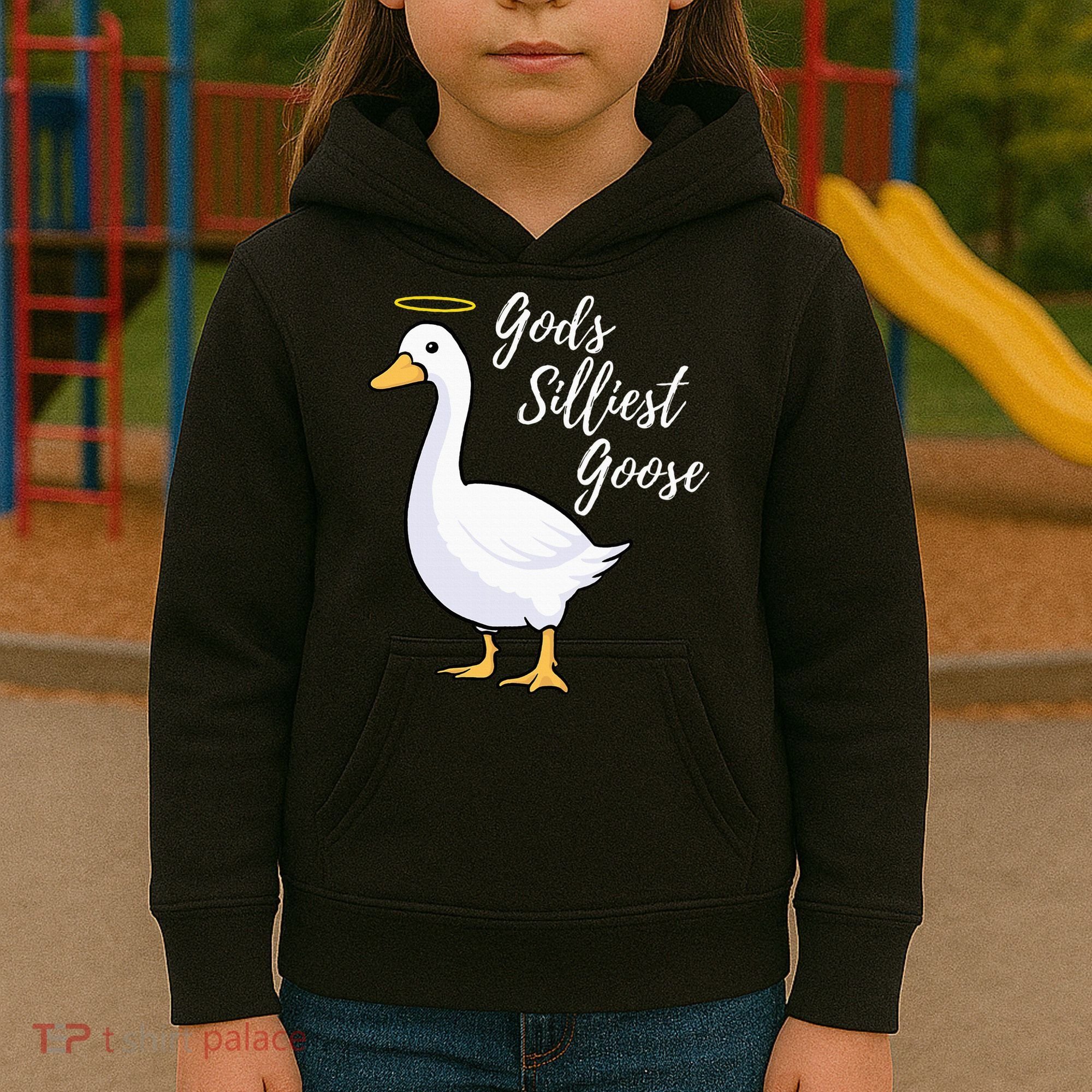 Gods Silliest Goose Kids Hoodie