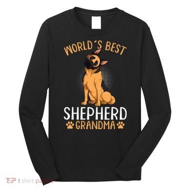 German Shepherd Grandma Dog Long Sleeve Shirt