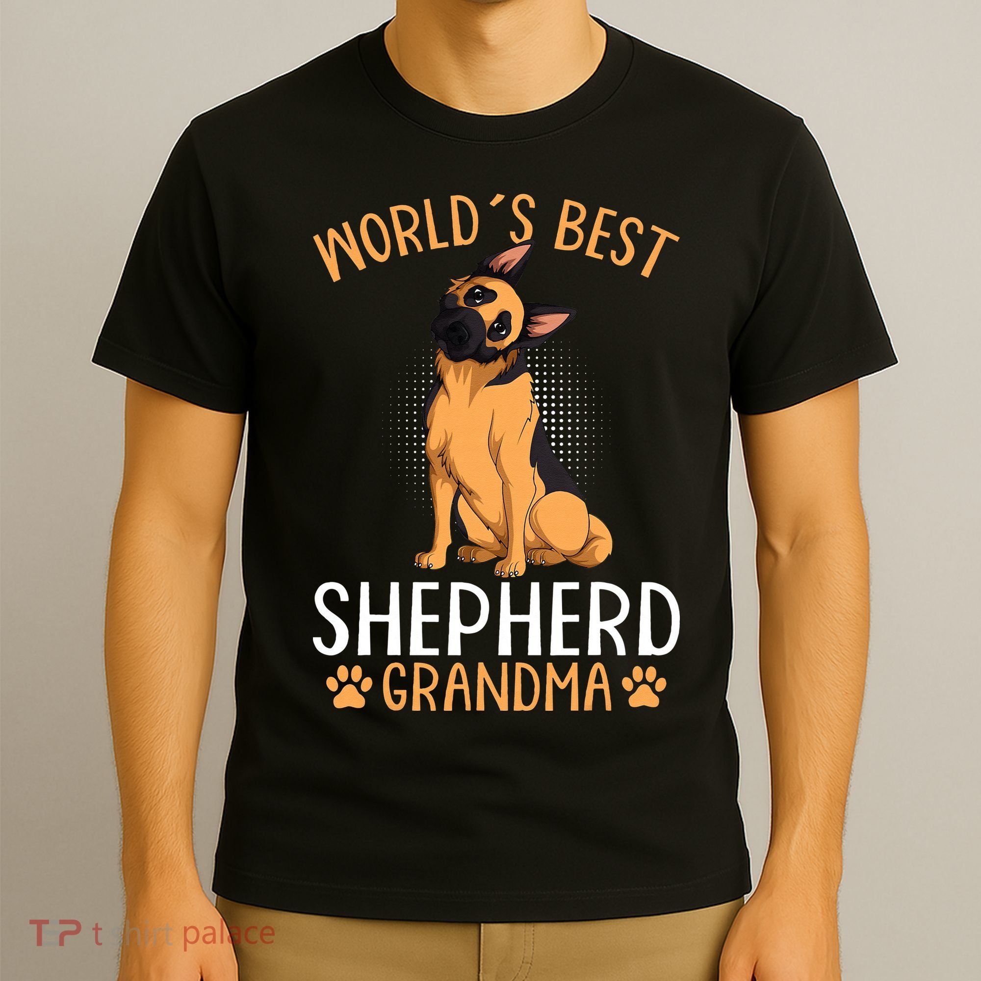 German Shepherd Grandma Dog T-Shirt