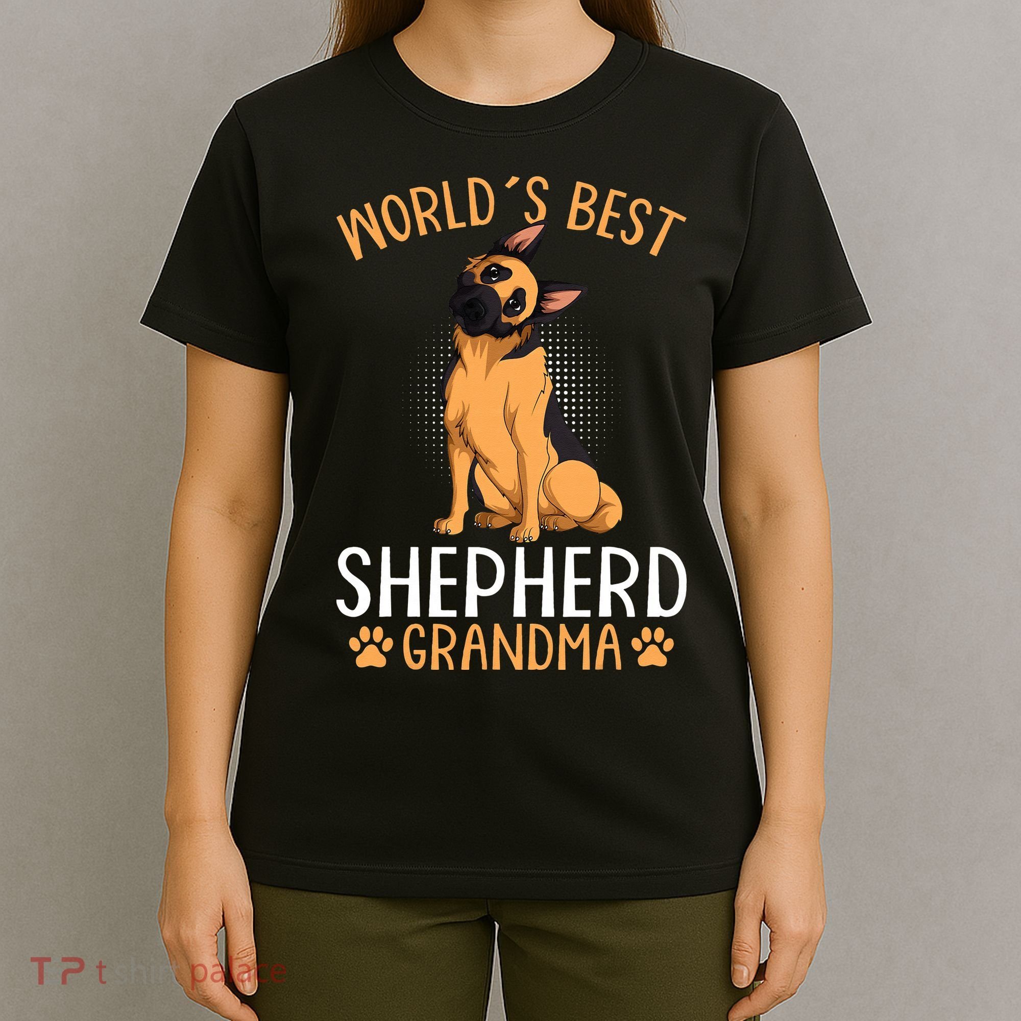 German Shepherd Grandma Dog T-Shirt