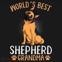German Shepherd Grandma Dog T-Shirt thumb 7