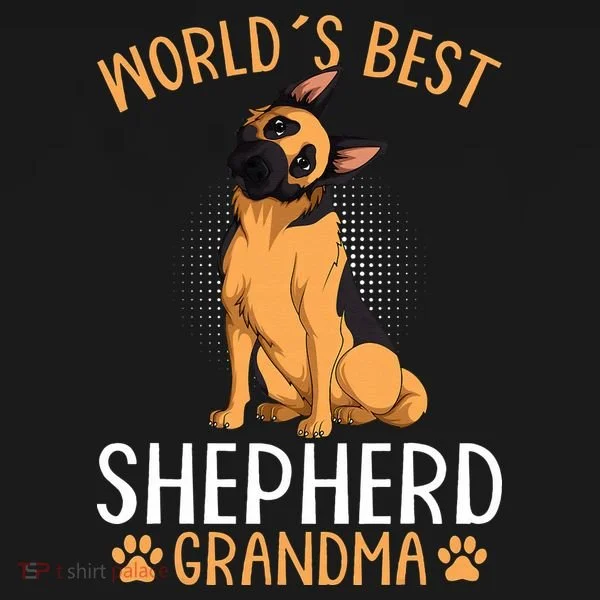 German Shepherd Grandma Dog T-Shirt