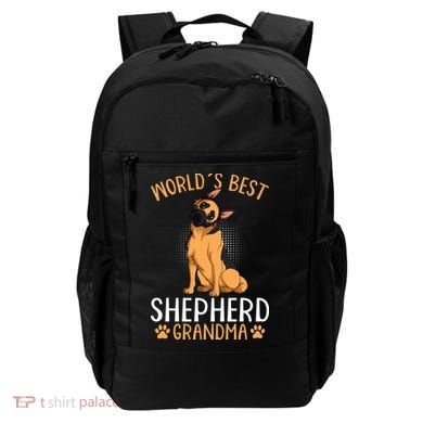 German Shepherd Grandma Dog Backpack