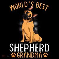 German Shepherd Grandma Dog Coaster thumb 2