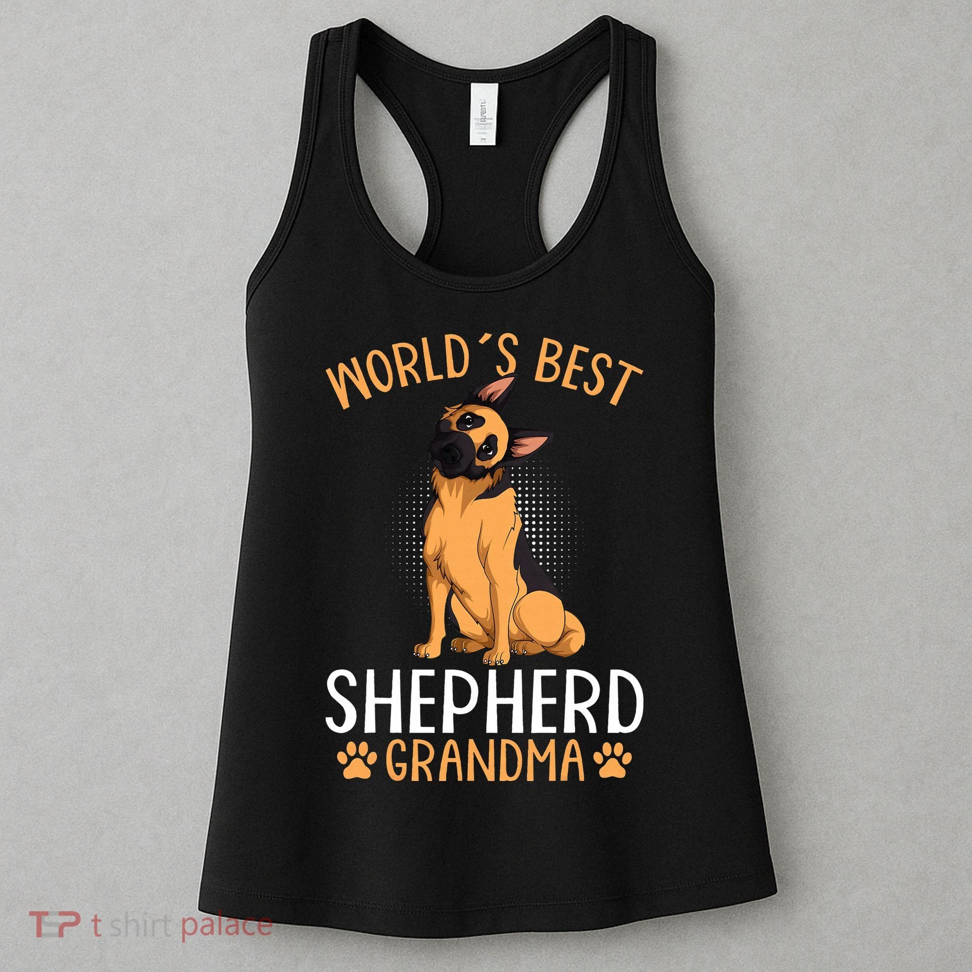 German Shepherd Grandma Dog Women's Tank Top