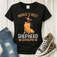 German Shepherd Grandma Dog Women's T-Shirt thumb 3