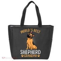 German Shepherd Grandma Dog Tote Bag thumb 0