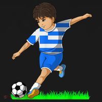 Greek Soccer  Greece Flag Jersey Football Fans T-Shirt thumb 7