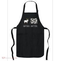 Goat S Goat Lovers Farm Apparel Meme Pun Funny Goat Apron thumb 0