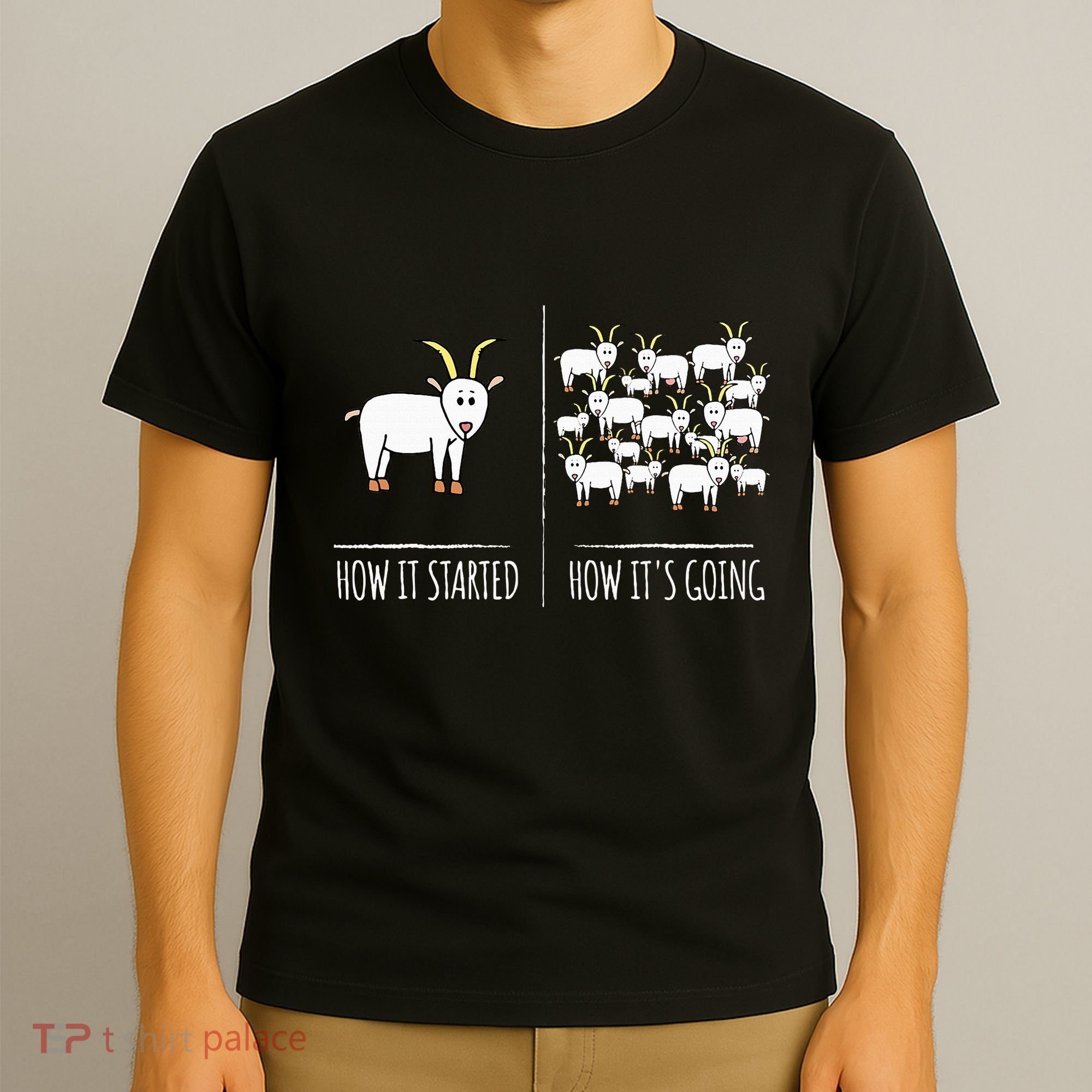 Goat S Goat Lovers Farm Apparel Meme Pun Funny Goat T-Shirt